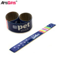 Promotion new reflective slap pvc bracelet